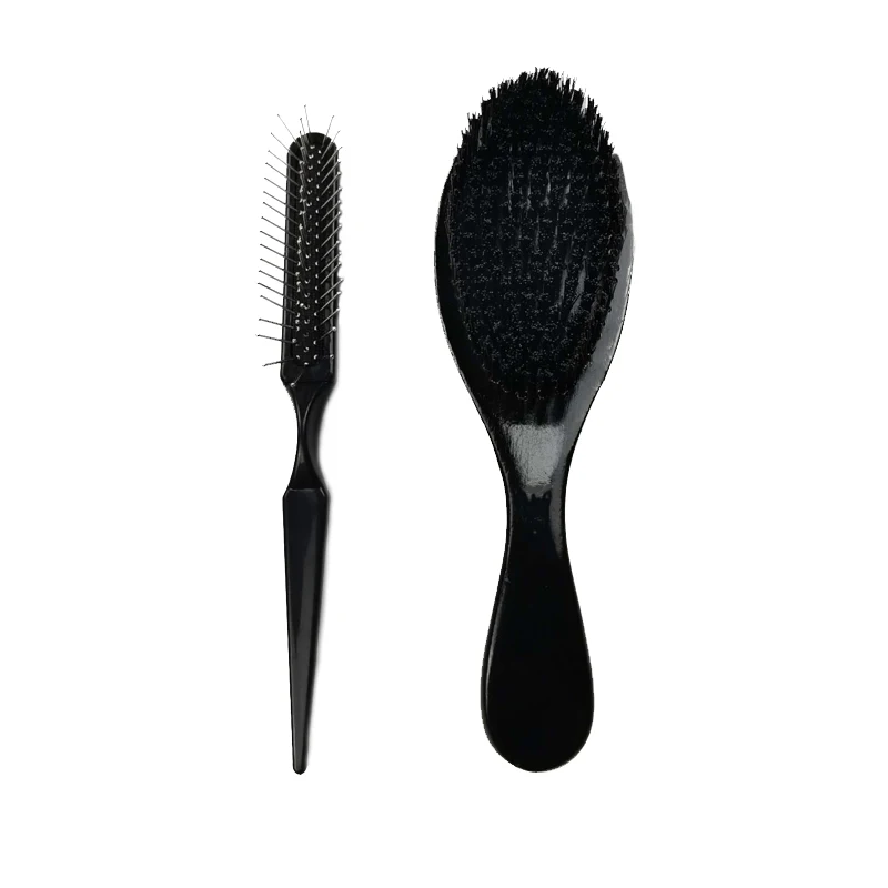 360 Degree Curved Wave Stiff Hair Brush Textured Massage Wave Natural Styling Tool Anti-Knot and Split Ends Hair Care Accessorie