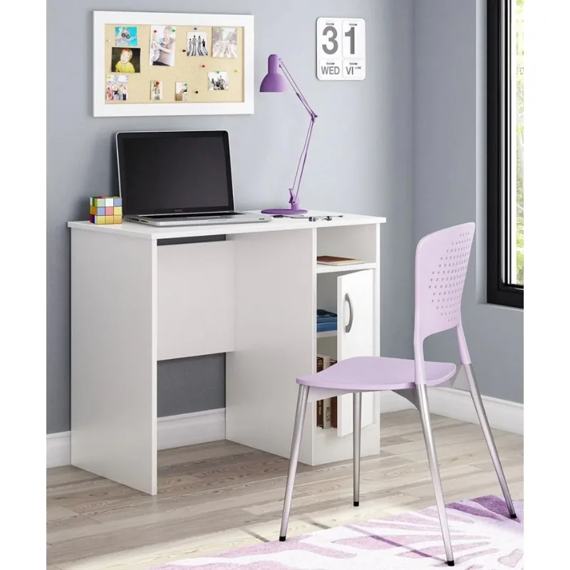 

South Shore Smart Basic Kids Desk, White Computer Desk Ga
