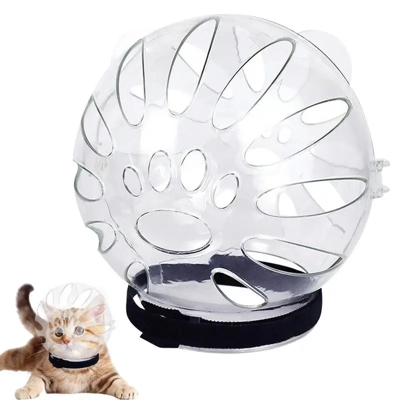 

Прозрачная воздухопроницаемая маска для кошачьего намордника, для агрессивного кота