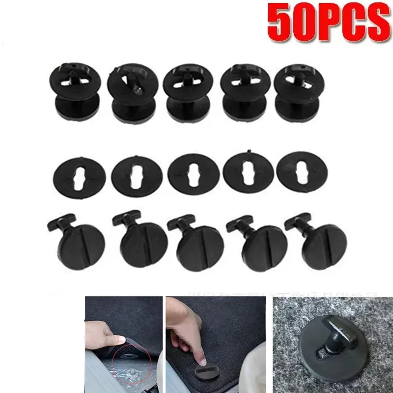 

Зажимы для автомобильного коврика, фиксированные зажимы для BMW 3 5 7 E36 E46 E38 E39, аксессуары для салона, 50 шт./компл.