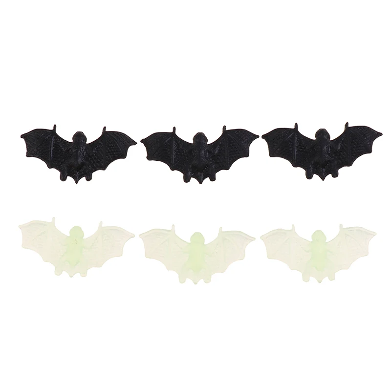 

20PCS Realistic Plastic Bat Simulation Bat Insect Tricky Prop Prank Toy Scary Novelty Funny Halloween Gift Decorate