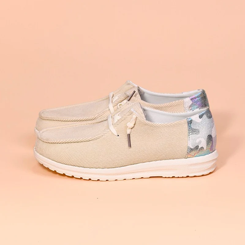 Fashion Pink Sneakers Woman Light Weight Slip-on Canvas Shoes Ladies Brand Design Classic Comfy Cloth Moccasin Loafers