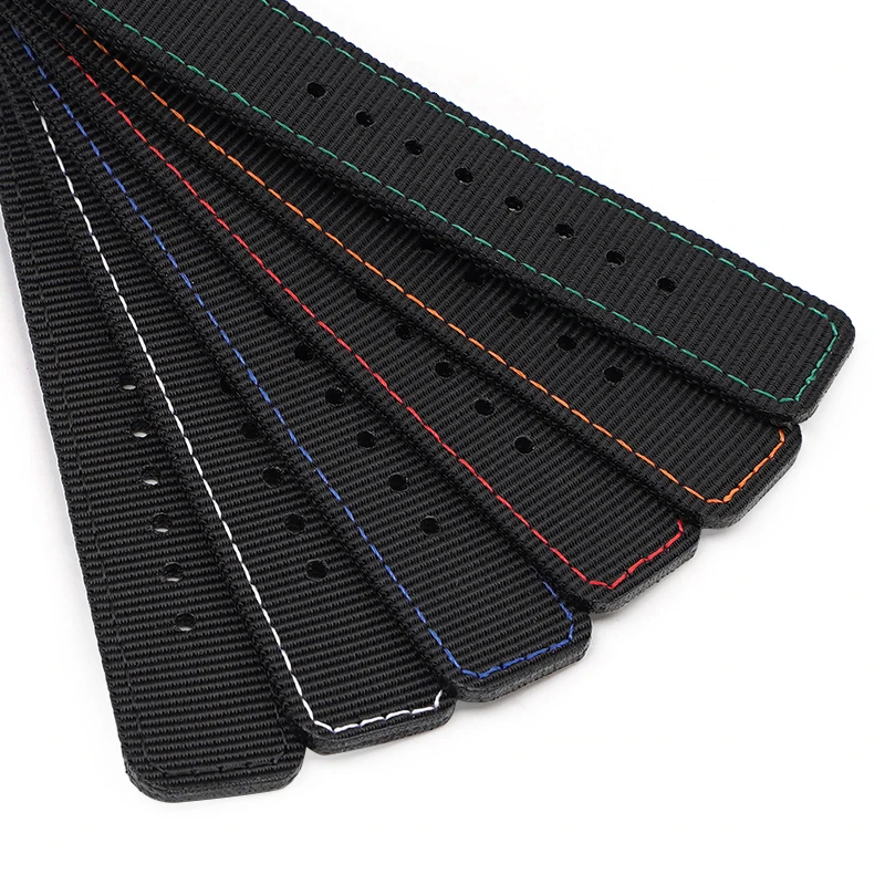 Nylon Canvas Watch Straps Soft Belt Universal Bracelet for Huawei Samsung Sport Quick Release Wrist Watchband 18/20/22/24mm
