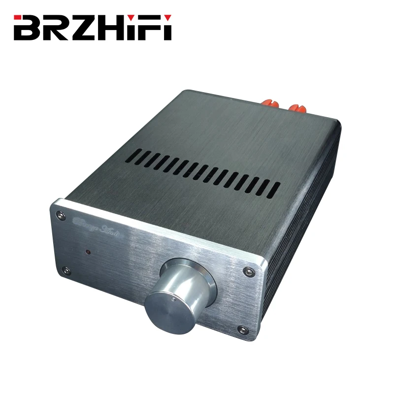 BRZHIFI-carcasa de aluminio plateado para Amplificador de potencia, Kit de Amplificador de cine en casa, serie BZ1105, personalizado