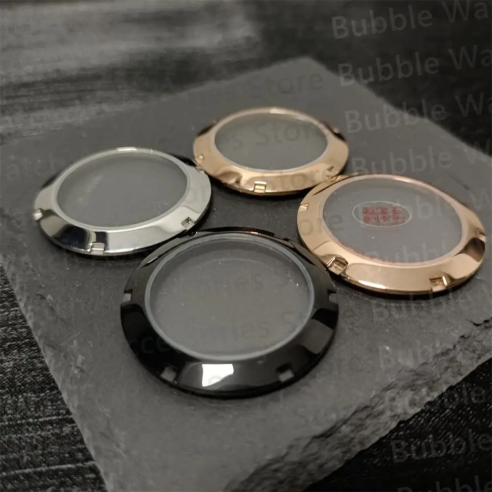 Mod Silver Stainless Steel Black Solid Transparent Watch Back Cover For SKX 6105 SKX007 SKX009 Fit For NH35 NH36 Movement