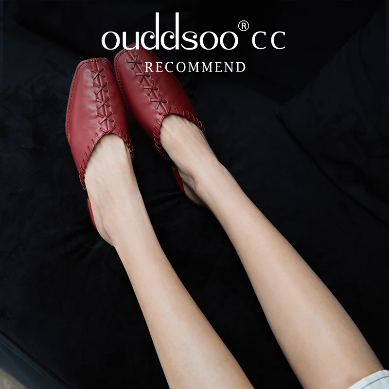 Лоферы женские универсальные из натуральной кожи, без застежки, на платформе