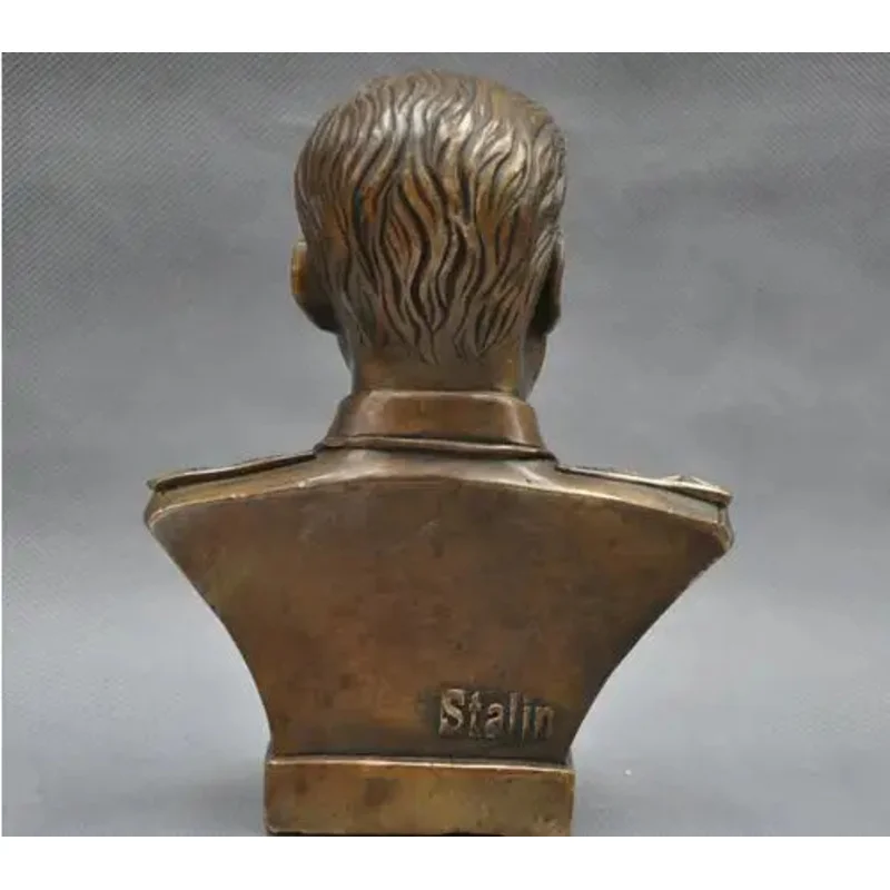 Бронзовая статуя русского поводка Джозефа Сталина 6 дюймов