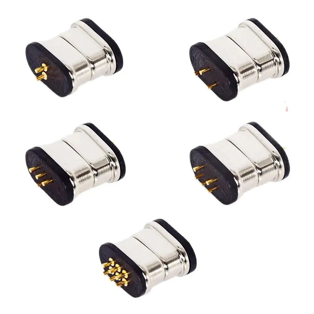 1 шт. 2P 3P 4P 5P 6P Pogo Pin женский 5 В 2A 2 54 мм подпружиненный Разъем питания постоянного