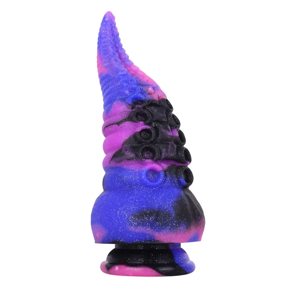 Разнообразие стилей кальмара осьминога смешанные цвета градиентное светящееся