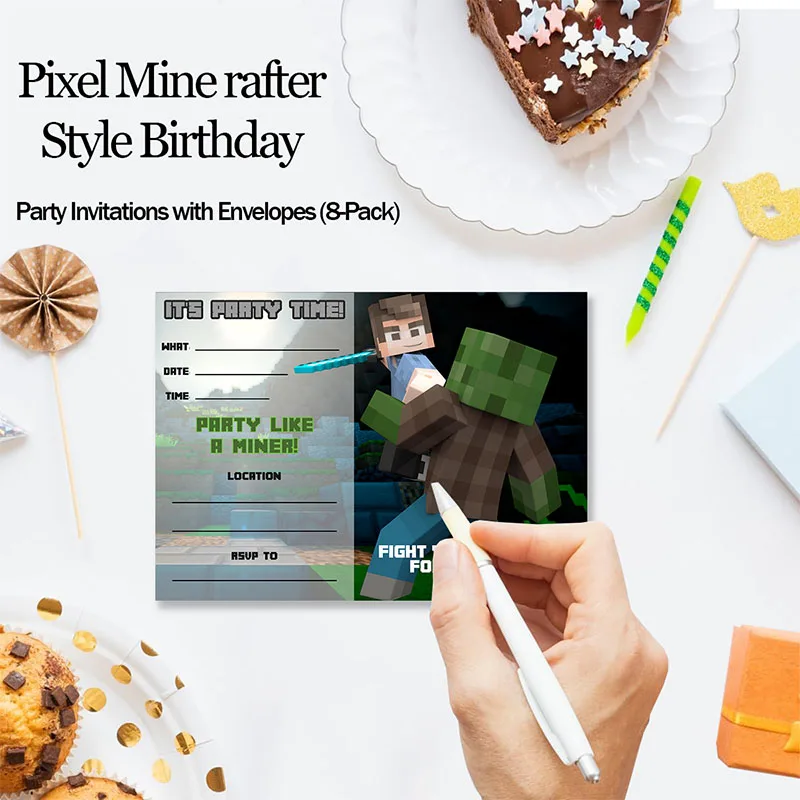 Пиксельные шахматы 8 шт цвета в ассортименте