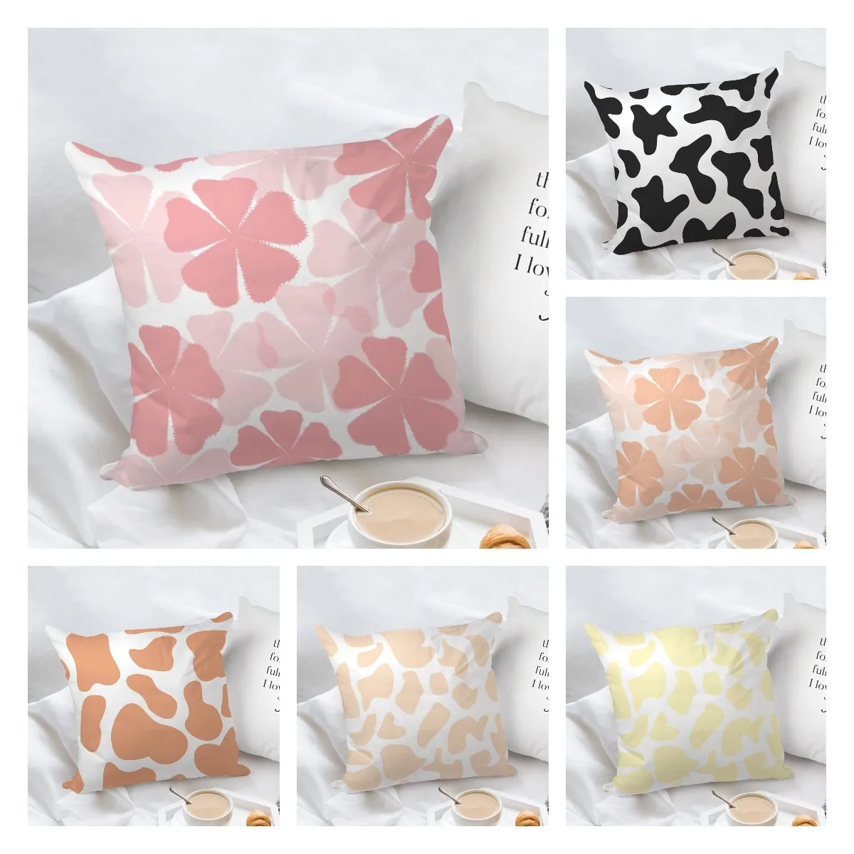 Decorative Colored Spots Pillowcase Polyester Square Cushion Cover Throw Pillows Bed Couch Home Decor Dakimakura