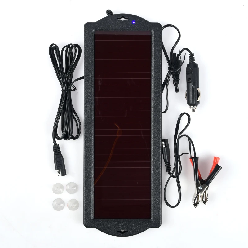 

12-Volt Solar Battery Maintainer with Carrying Case, Trickle Charge, BT6318