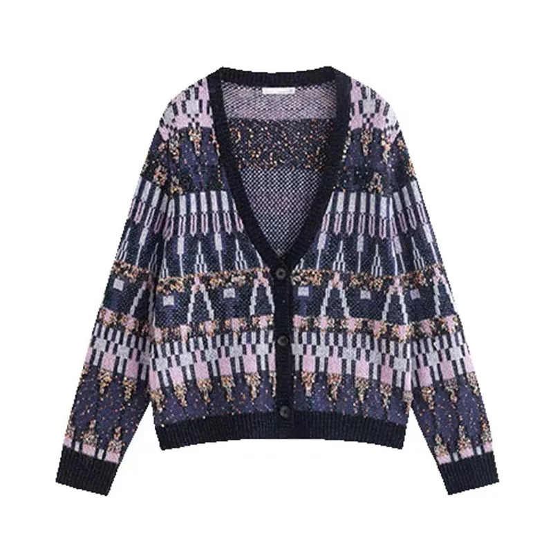 

NIGO Dark blue jacquard cardigan Sweater #nigo8538