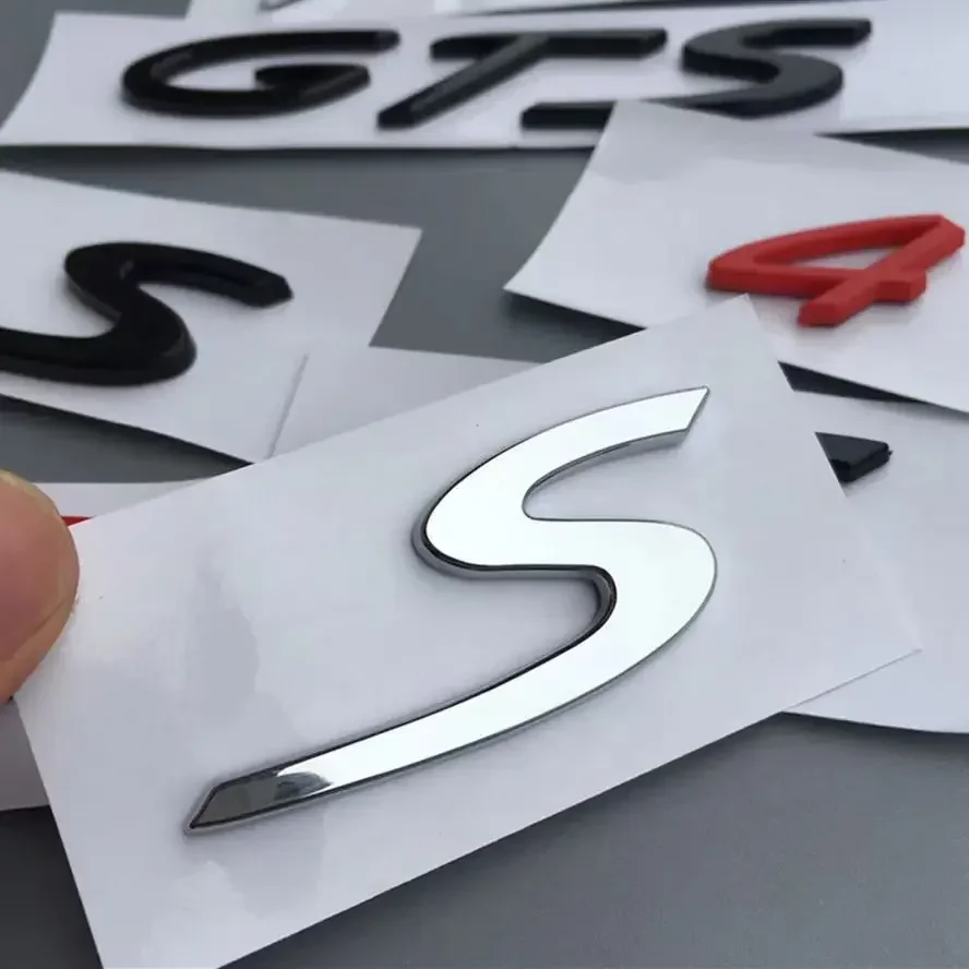 

3D модель автомобиля, эмблема, аксессуары, подходят для Porsche Panamera Cayenne Cayman Carrera 718 Macan Boxster GTS Turbo 4 S, наклейки с логотипом