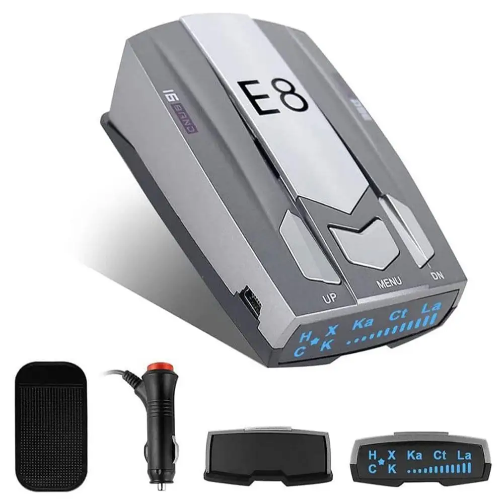 

2022 Car Radar Detectors Radar Detector Police Radar Detector Long Range Detection Voice Alerts with Led Display