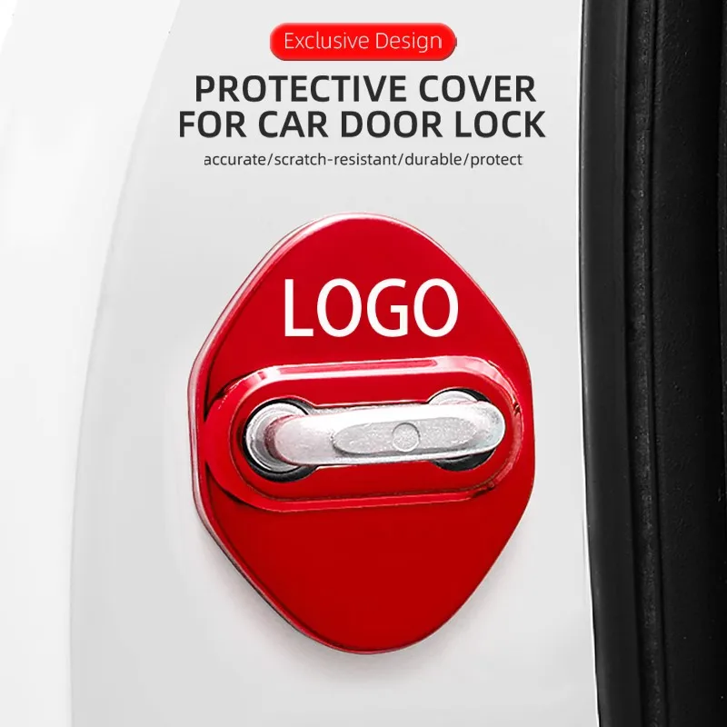

4Pcs Brand New Car Door Lock Cover Protection for Ford Focus EXPLORER 2019-2020 Car Decoration Accessories