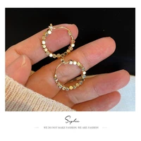 ear rings for women fashion squares jewelry korean gold earring for lady elegance stud earrings small boucles doreilles fashion