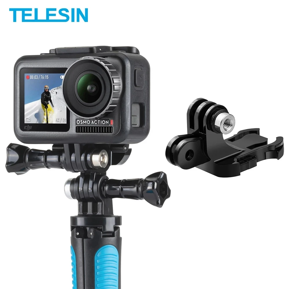 Кронштейн TELESIN для GoPro Hero 10 9 8 7 6 Insta360 Osmo Action 2 SJCAM SJ10 | Мобильные телефоны и