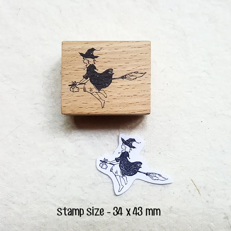 

Деревянные штампы для скрапбукинга "Почта маленькой ведьмы"