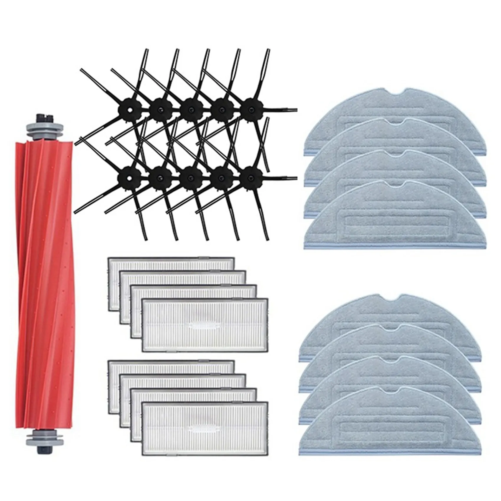 

Main Brush Side Brush Hepa Filter Mop Cloth Accessories for Roborock S7 T7S Plus Robot Vacuum Cleaner Spare Parts