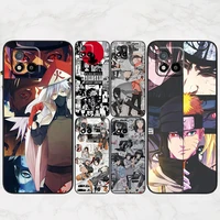 manga style naruto art for oppo realme q3s gt q3 c21y c20 c21 v15 x7 v3 v5 x50 x3 x2 q2 c17 c12 c11 pro 5g black phone case