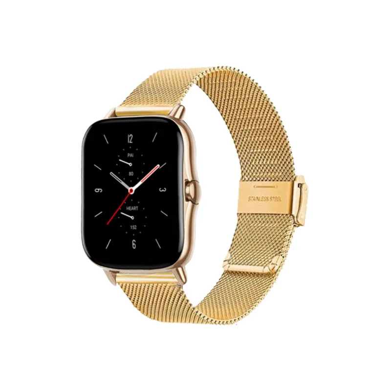 Ремешок Миланская петля correa 20 мм/22 мм для Amazfit GTS 2e/4/2/3/GTS2 Mini/GTR 47 мм/GTR2/4/3/Pro/stratos