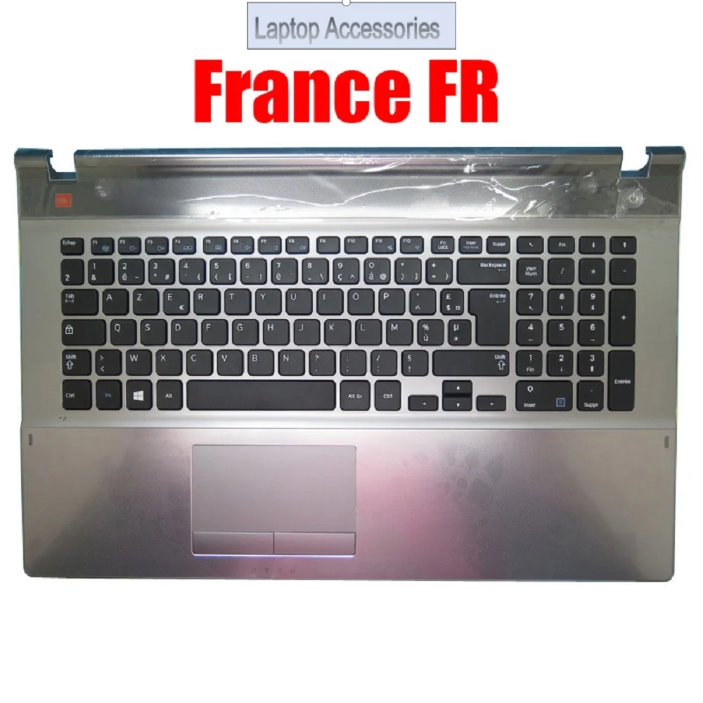 Фото HJ подставка для рук и клавиатура для ноутбука Samsung NP550P7C 550P7C Canada CA France FR Турция TR BA75-03790J BA59-03304J с тачпадом №2