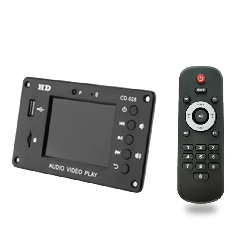 

Portable HD Car Lossless Full Format Mp5 Bluetooth 5.0 Calendar Clock Alarm Clock