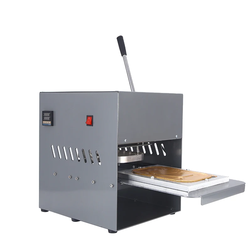 

Aluminum foil manual Nespresso coffee capsule cup Heat Sealing Machines