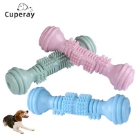 new dumbbell dog chew toy natural tpr molar stick interactive games to train dogs to bite toys bite resistant toothbrush toy