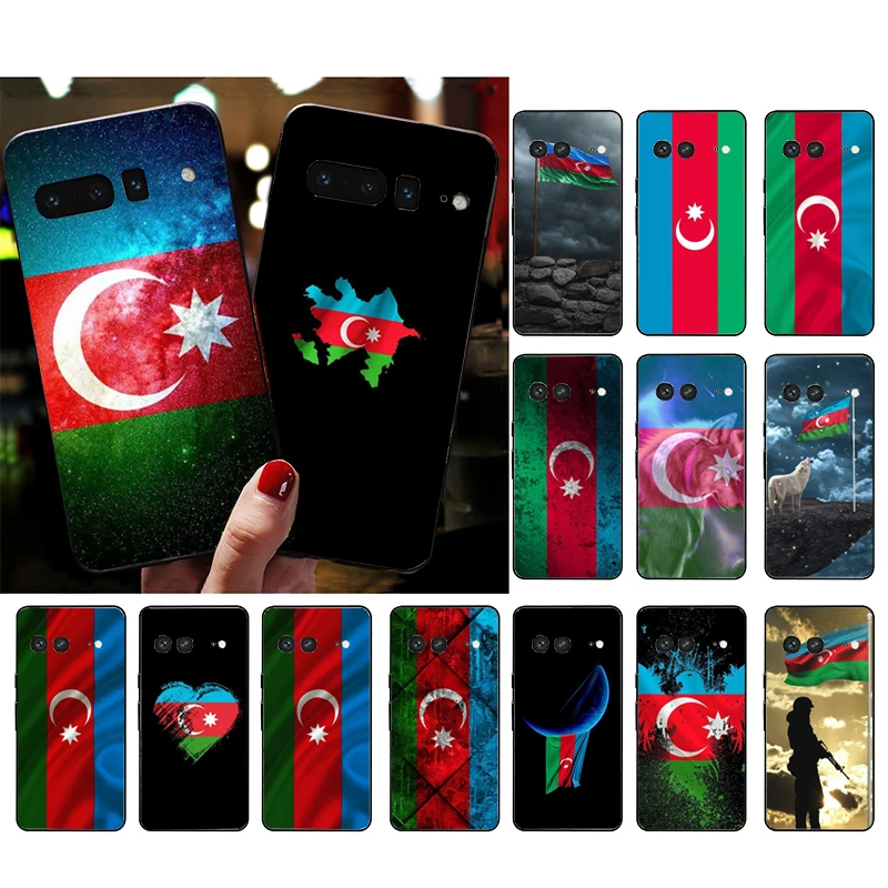 

Azerbaijan Flag Phone Case for Google Pixel 7 Pro 7 6A 6 Pro 5A 4A 3A Pixel 4 XL Pixel 5 6 4 3 XL 3A XL 2 XL Funda