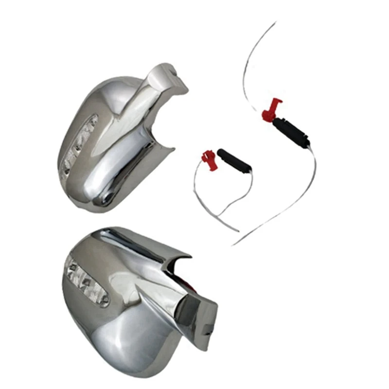 1 пара чехлов для автомобильных зеркал заднего вида с фотоинтерфейсом Mercedes-Benz