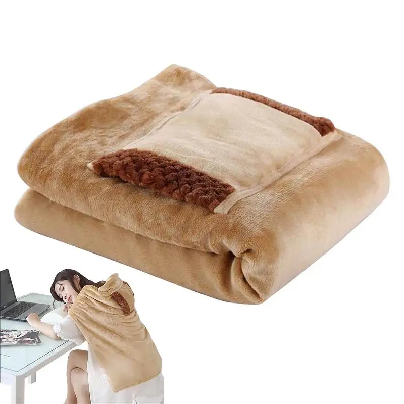 

Электрическое одеяло с быстрым нагревом, USB-питание, тепловое одеяло для снятия усталости и комфорта, переносное зимнее теплое одеяло, 5 В