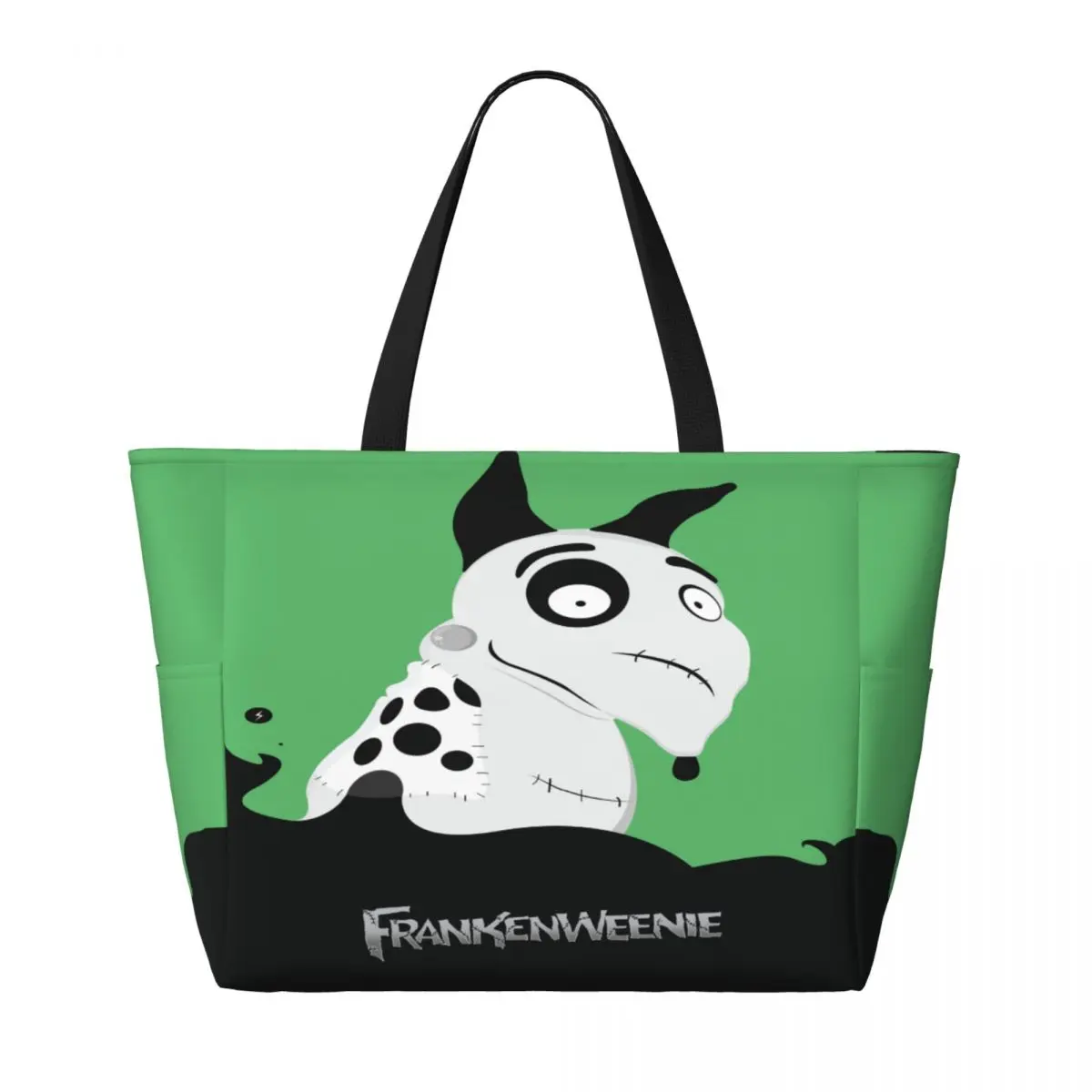 Пляжная большая сумка Frankenweenie Sparky Dog на заказ женские пляжные дорожные сумки