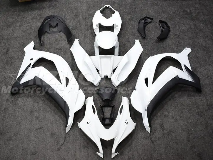 

Style New ABS Fairings Kits Fit For Kawasaki Ninja ZX-10R ZX10R 2016 2017 2018 2019 16 17 18 19 Bodywork Set White