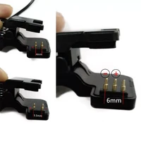 tw64 68 for smart watch universal usb power charging cable charger clip 2 3 pins space between 4 6 mm smartwatch charge