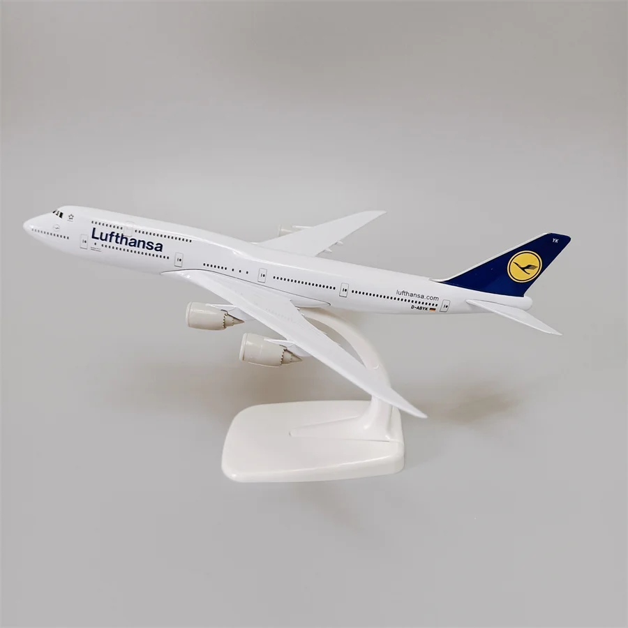 

20cm Alloy Metal Germany Air Lufthansa Airlines B747 Boeing 747-8 Airplane Model Airways Diecast Air Plane Model Aircraft Gifts