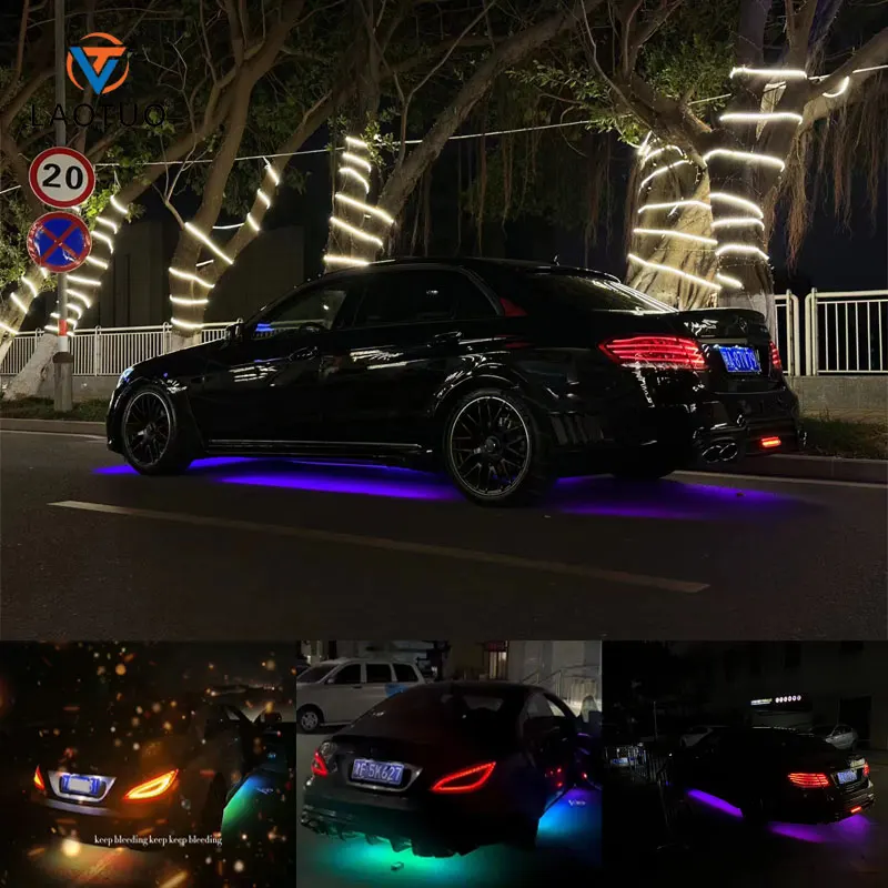 Подсветка для автомобиля мотоцикла персонализированная неоновая лампа RGB
