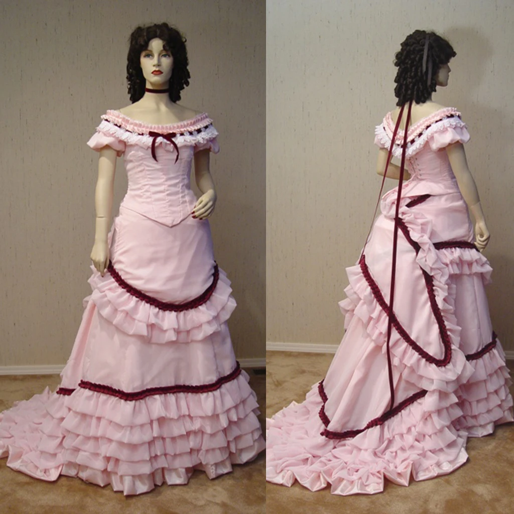 

Платье для выпускного вечера в готическом стиле, с открытыми плечами