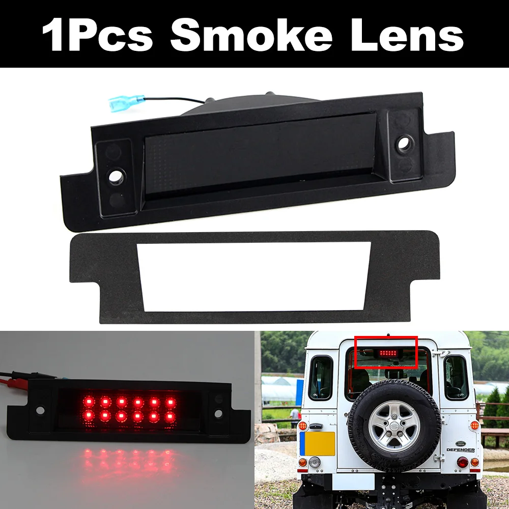 

Третий стосветильник, подходящий для Land Rover Discovery Defender 90/110, светодиодный 3-й стоп-сигнал, стоп светильник сигнал с высоким креплением XFK100290, красный дым