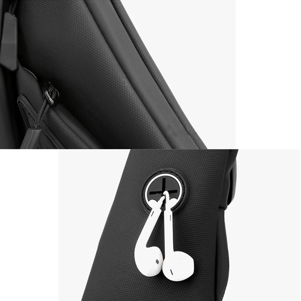 Men's Fanny Pack Teenager Crossbody Sling Bag Waterproof Large Capacity Sports Running Cycling  Anti-Theft Backpack Fashion