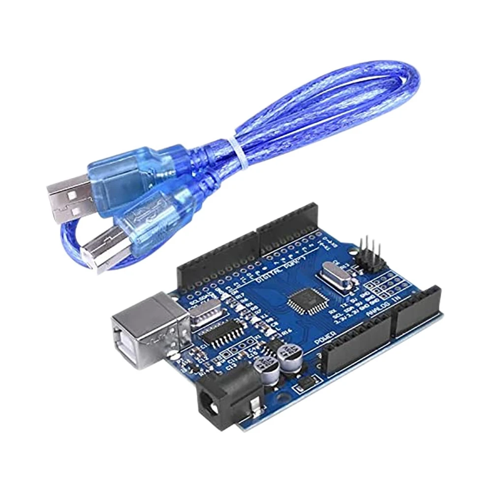 

Плата ATmega328P для UNO R3, с USB-кабелем для UNO R3 Mega 2560 Nano Robot для Arduino IDE AVR MCU учащихся K53