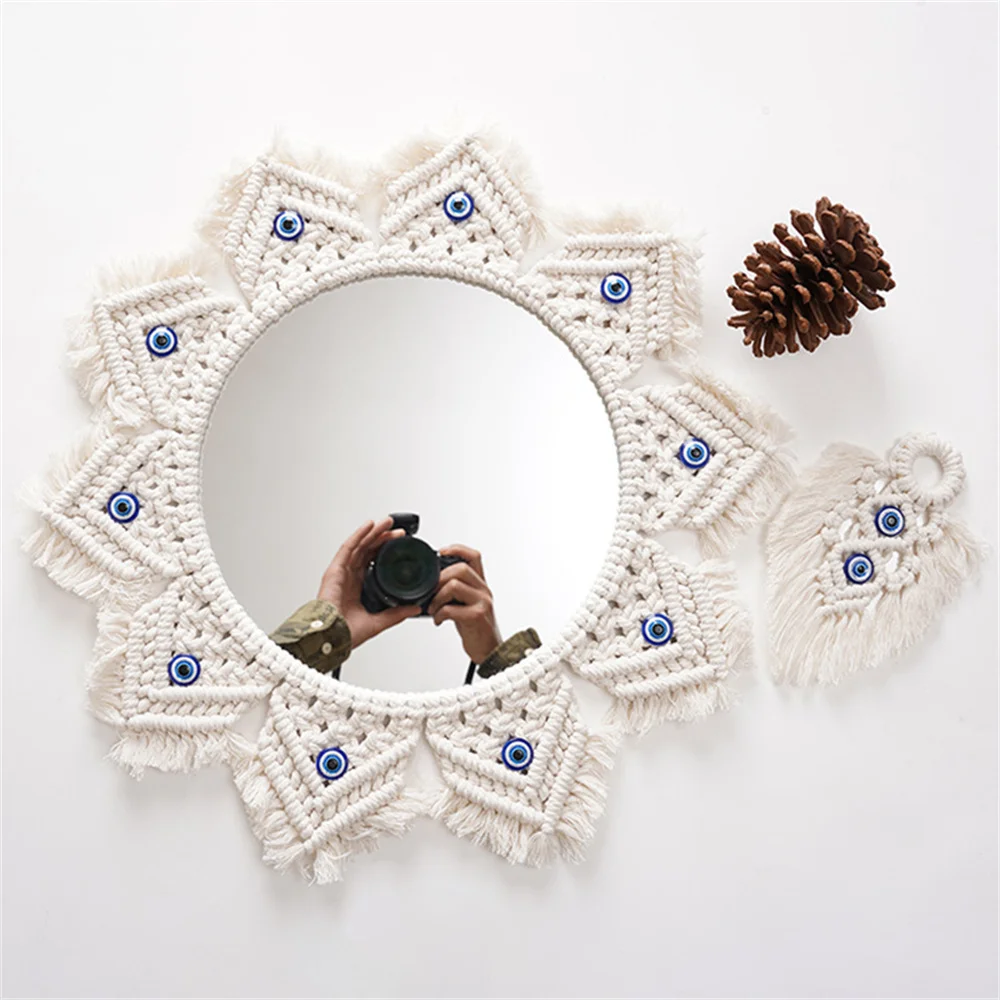

Mirror 700g Cotton Thread Build High Quality Material Selection Rugged And Practical Careful Workmanship Home Wall Decoration