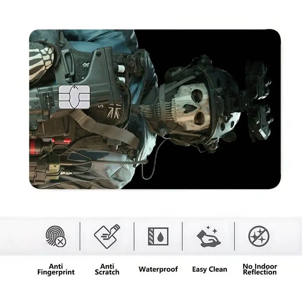 Наклейки Hot Shooting Game-e CSGO Credit Card HD из матовой пленки премиум-класса эффективно предотвращают появление отпечатков пальцев и ежедневное истирание. (art.: 3920dc0ea4f12) - 3920dc0ea4f12