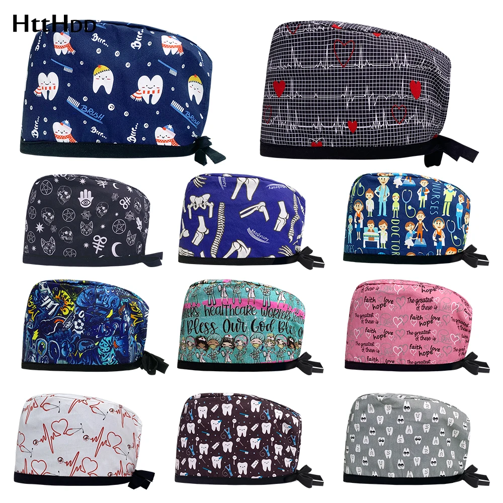 Ветеринарная медицинская шапочка с принтом оптовая цена новинка для мужчин и