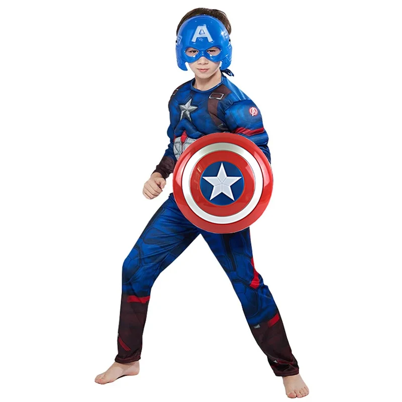 Костюм Капитана Америка костюм супергероя Капитан косплей Женский щит костюмы