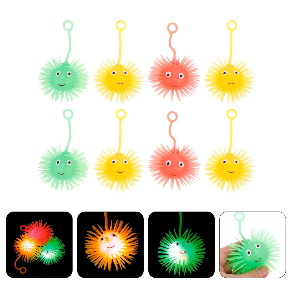 

8Pcs Luminous Puffer Hedgehog Stress Relief Balls Funny Vent Random Color