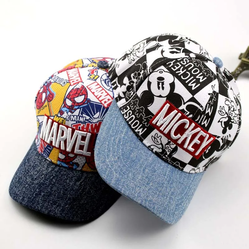 

Disney children's cap new cartoon Mickey autumn kid hat outdoor wild hip-hop baseball cap