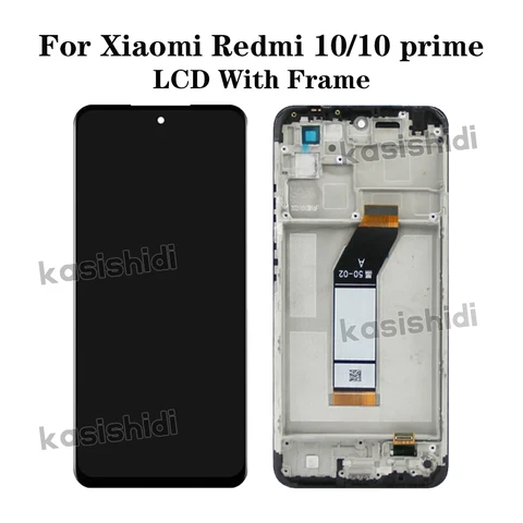 ЖК-дисплей Super AMOLED 6,5 дюйма для Xiaomi Redmi 10 21061119AG, дисплей с сенсорным экраном и дигитайзером в сборе для Redmi 10 Prime 21061119AG