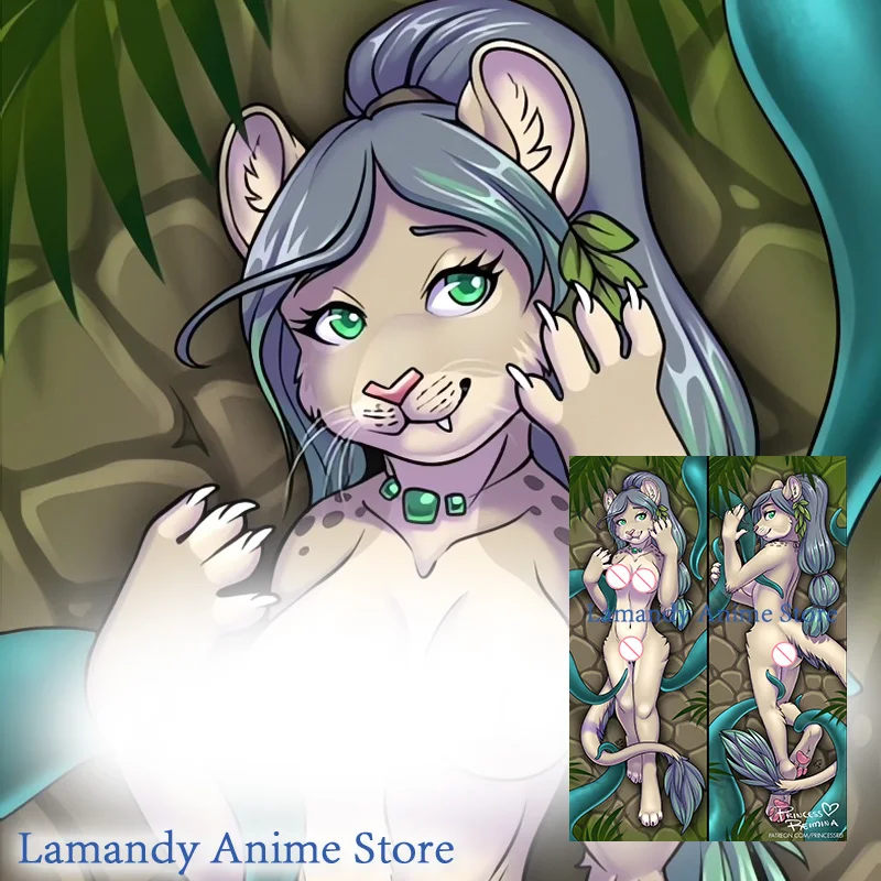 

Двусторонняя наволочка Dakimakura Temara Lion с принтом